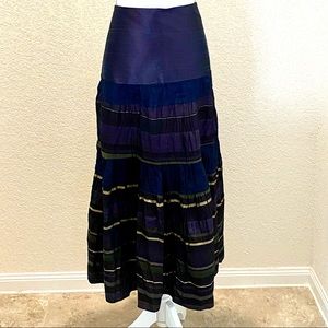 VIntage 80s Taffeta Midi Skirt